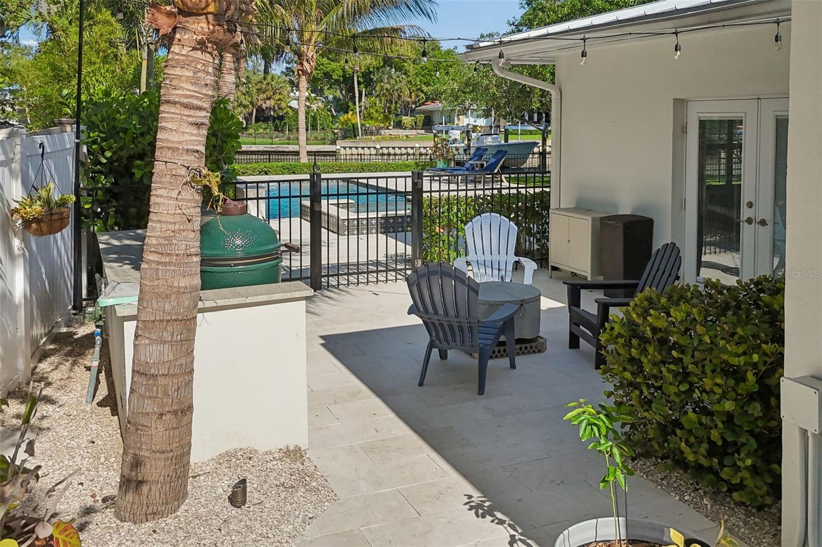 Patio off dining room