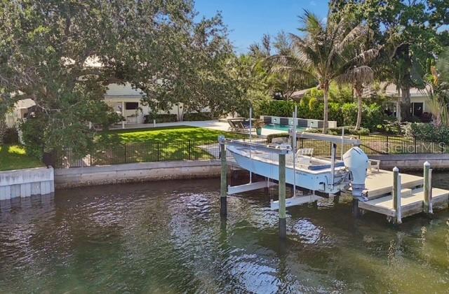 2022 dock and 16,000 lb. boat lift