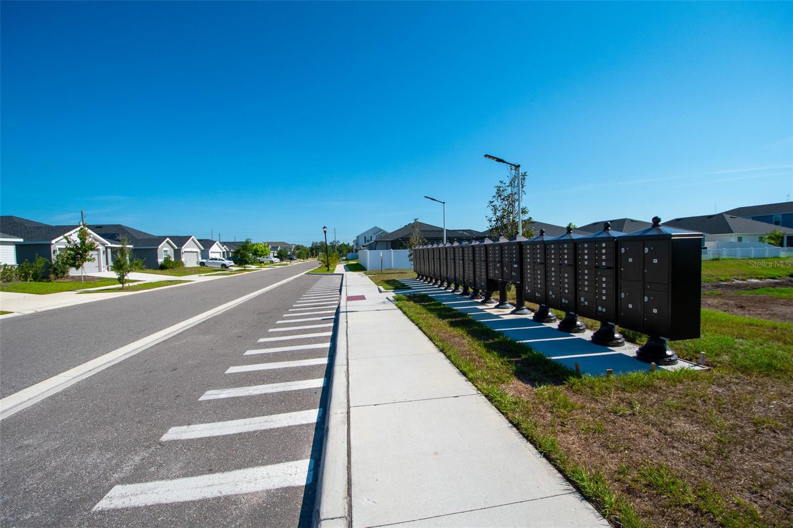 Mailbox within walking distance of home.