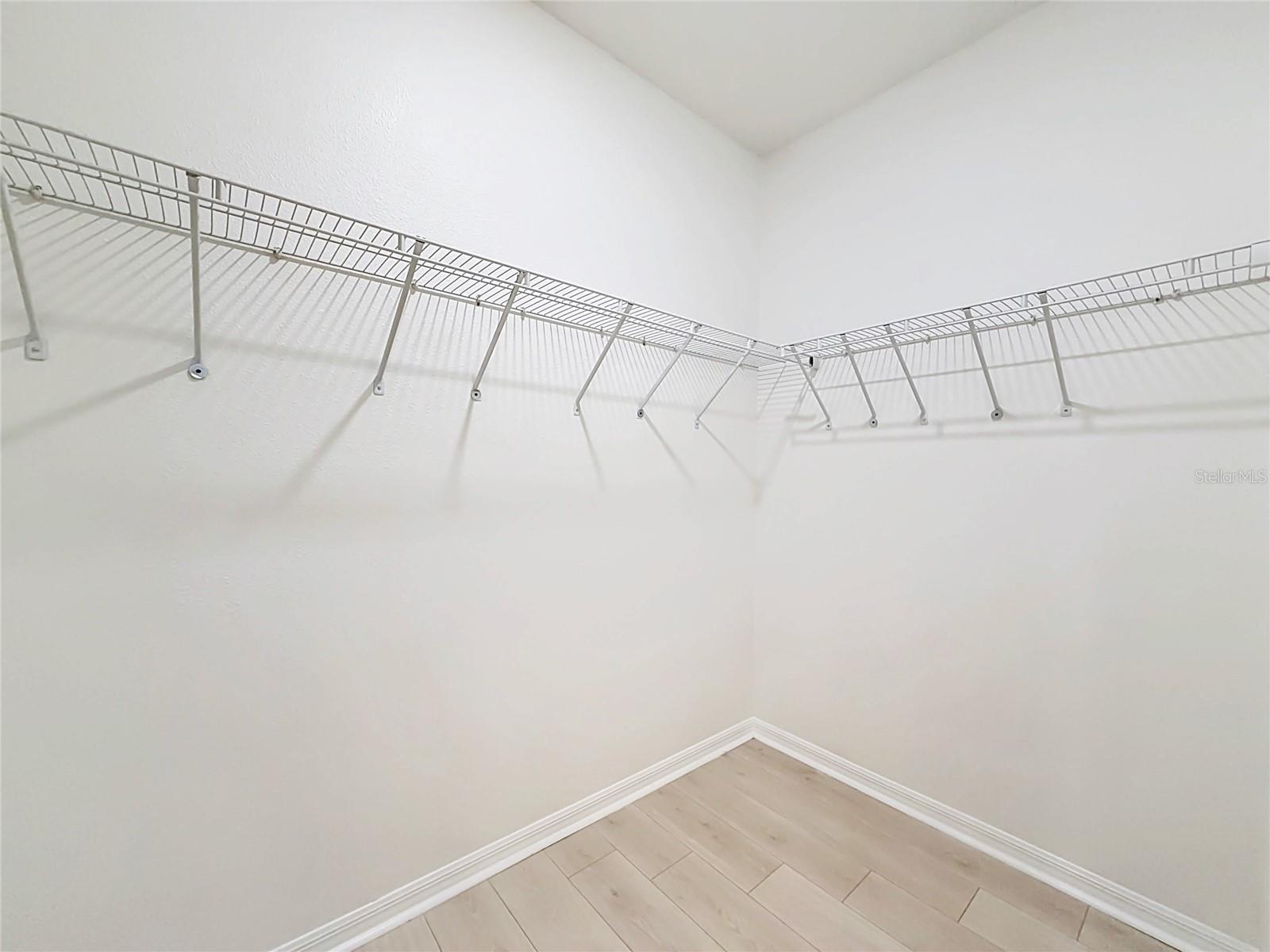 Primary walk in closet