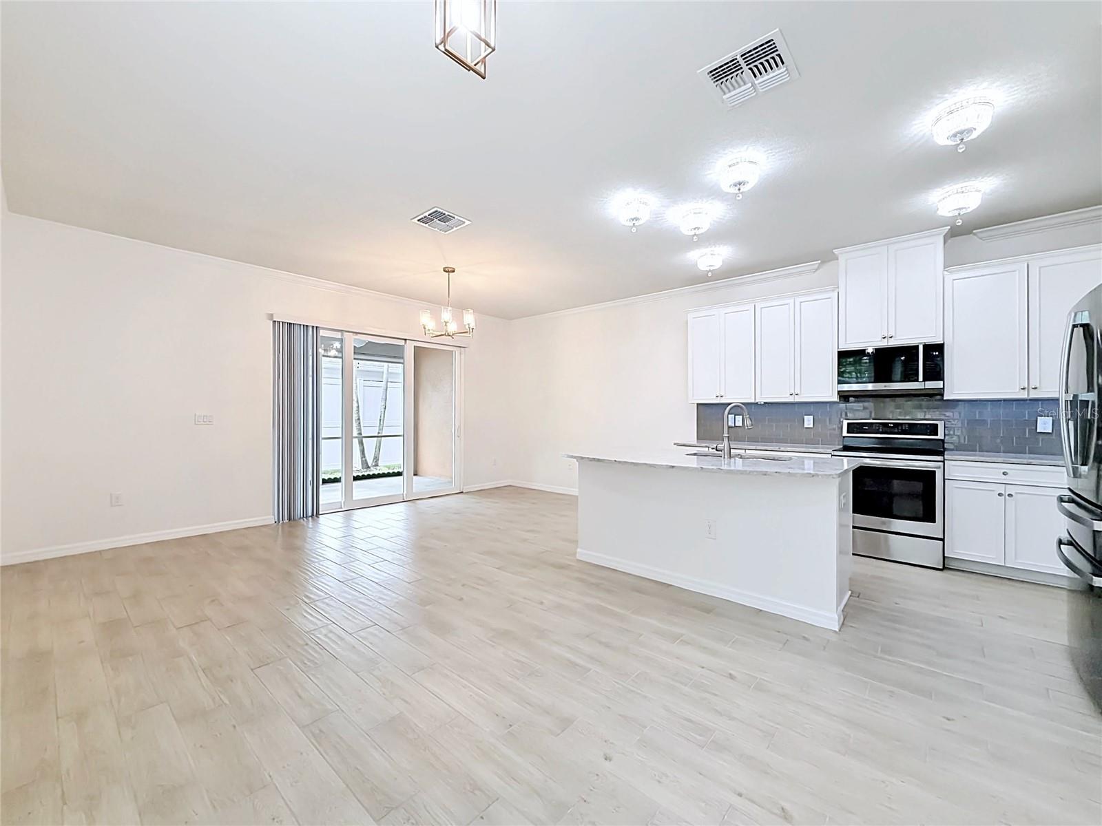 Ceramic plan style flooring