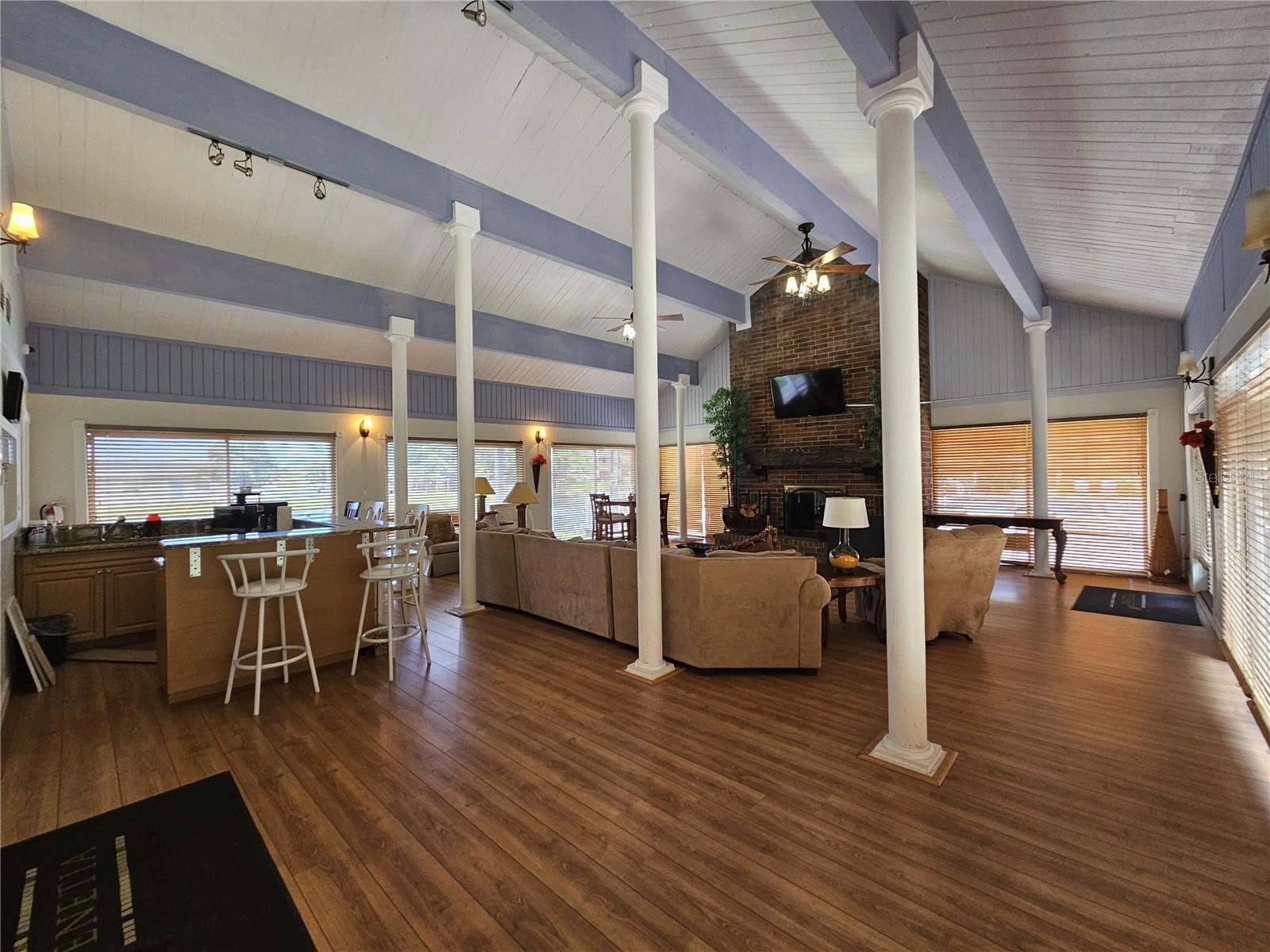 Clubhouse with Fireplace