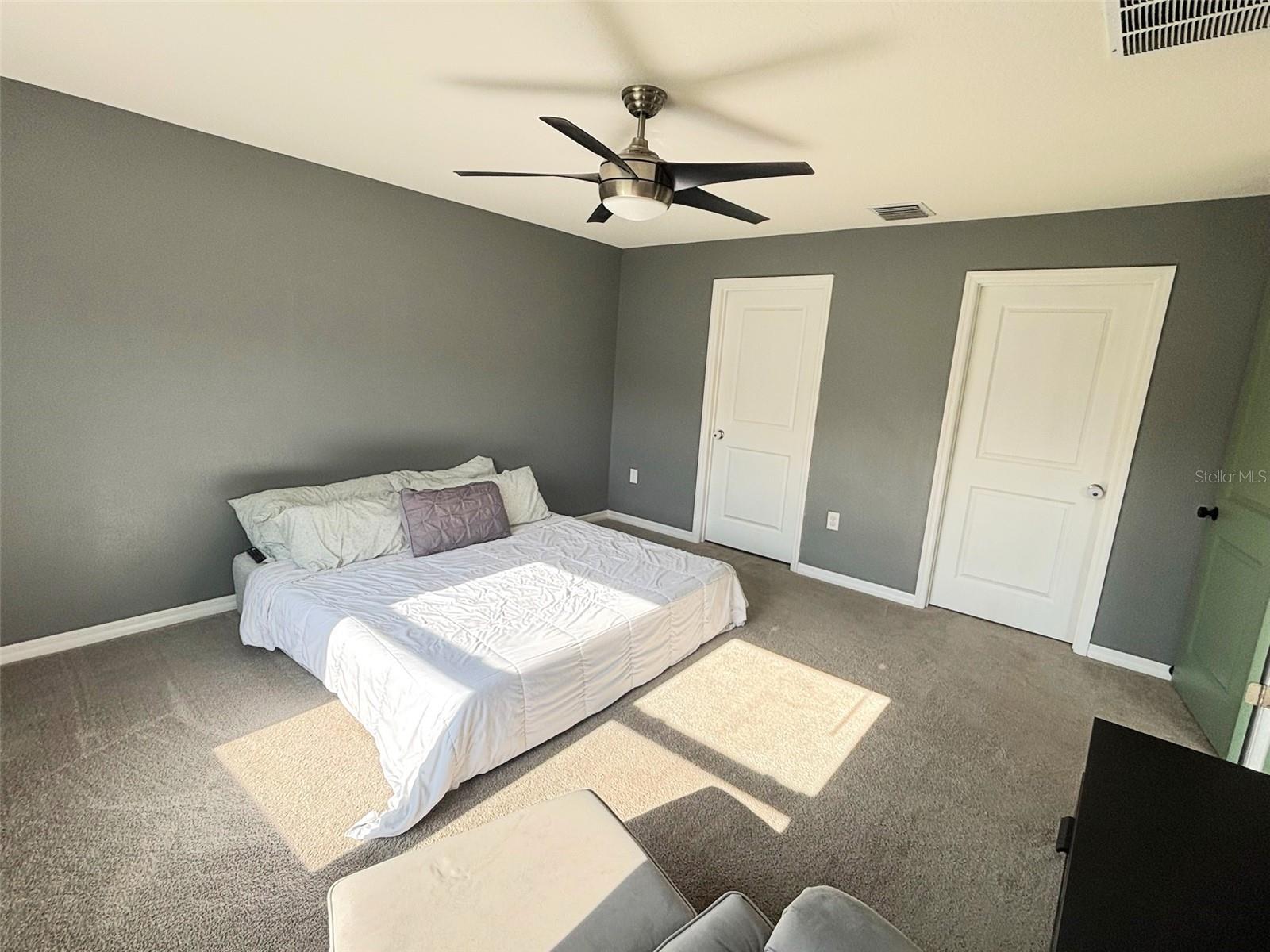 Large Primary Bedroom with lots of natural light