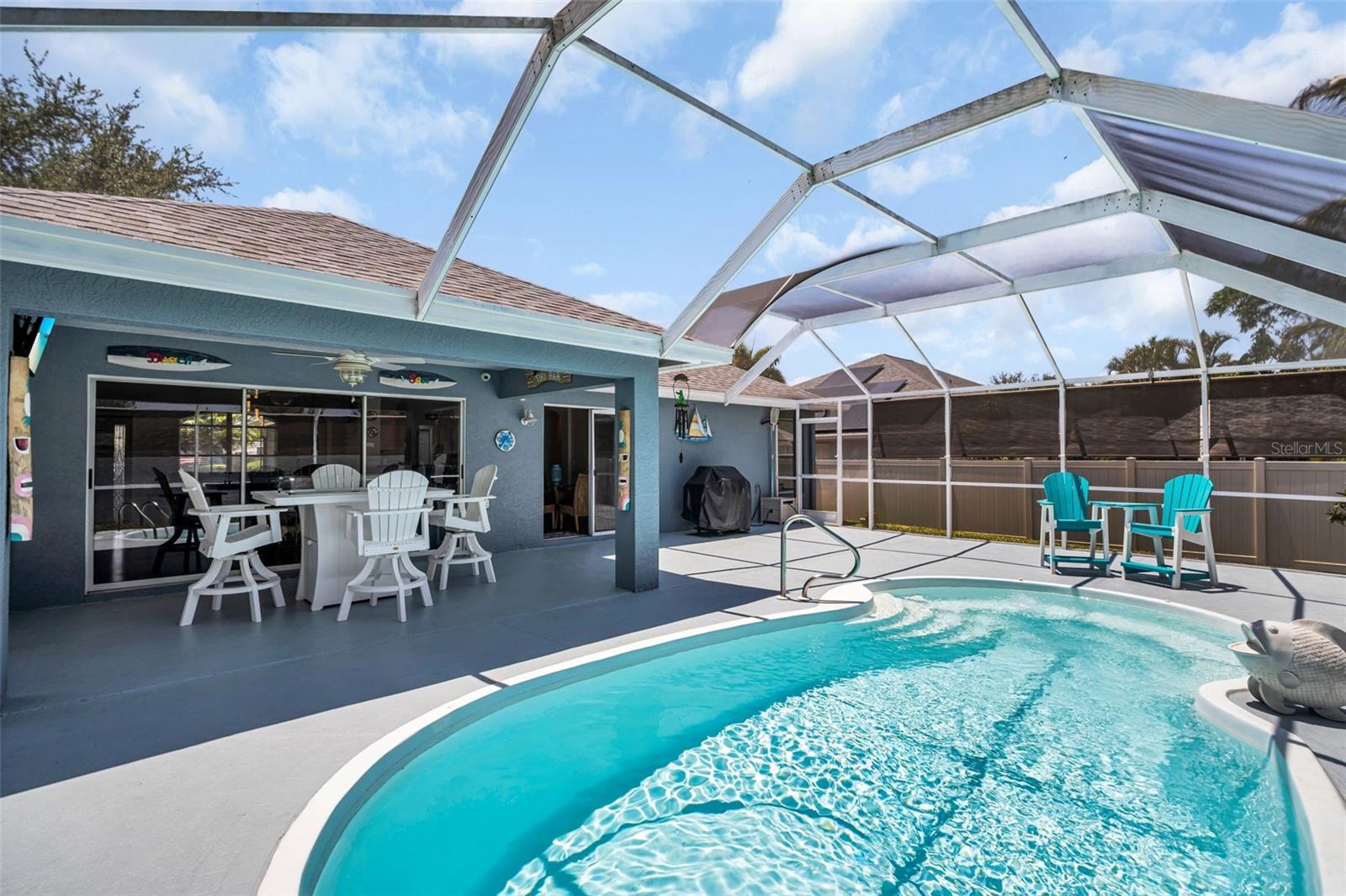 Backyard pool retreat for year-round enjoyment~