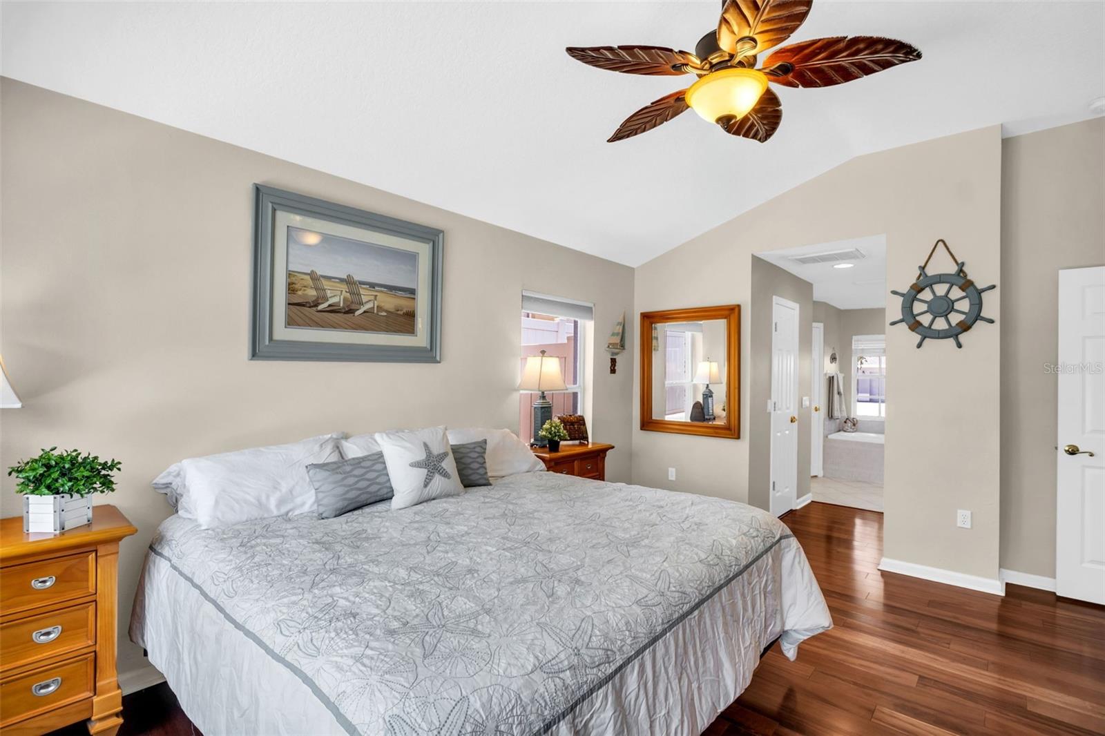 Not just one, but TWO walk-in closets and a large en-suite~