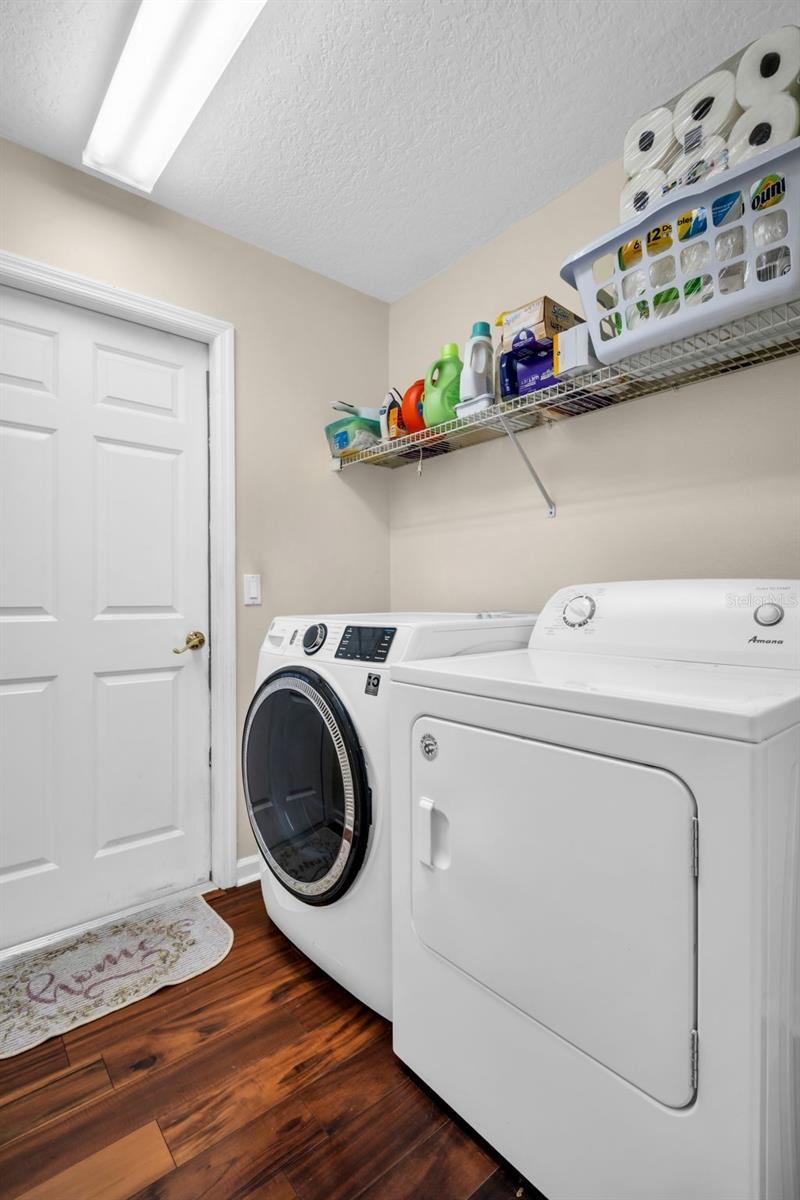 Laundry room is perfectly tucked between the main living & oversized 3-car garage~