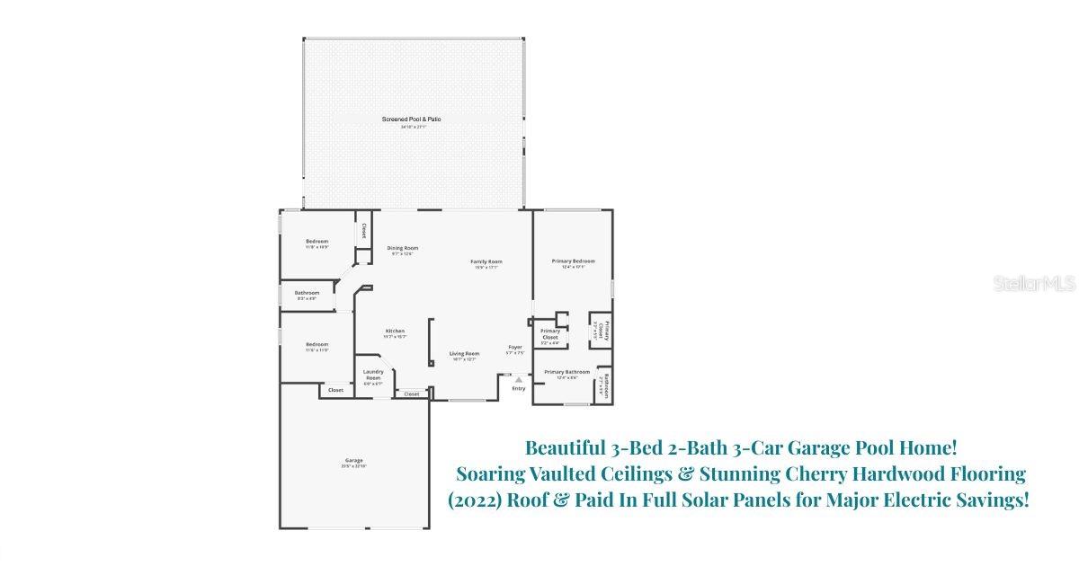 You'll love this split & open plan with pool views from nearly every room~