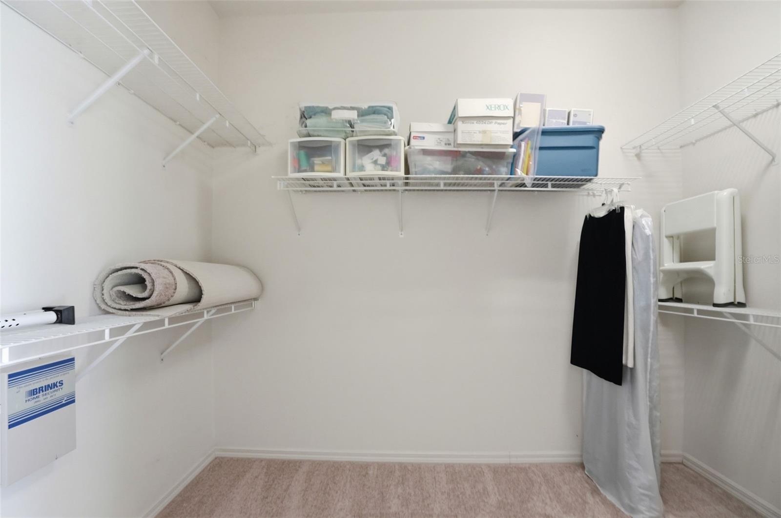 Primary Walk in closet