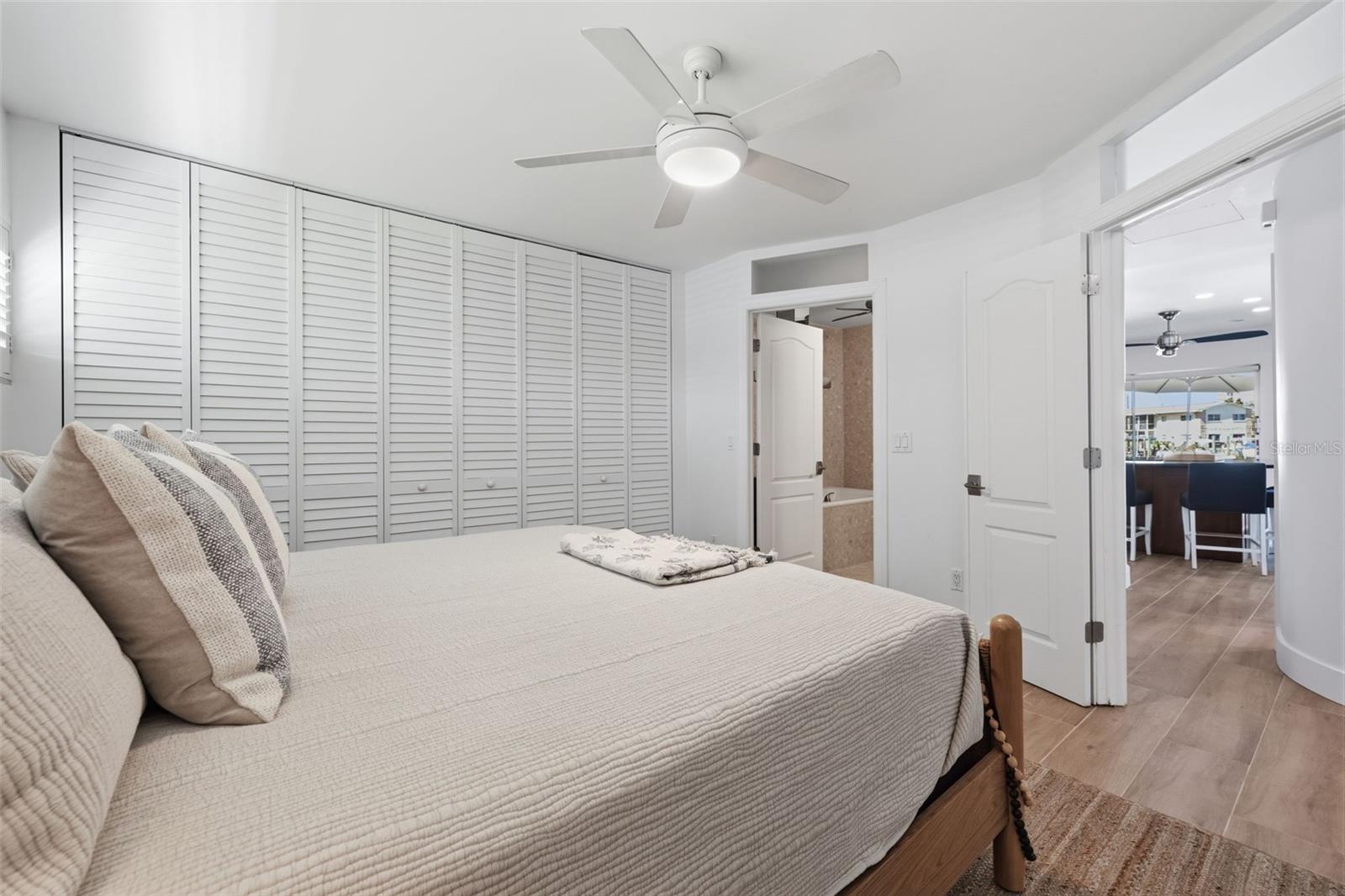Primary Suite - Closet wall