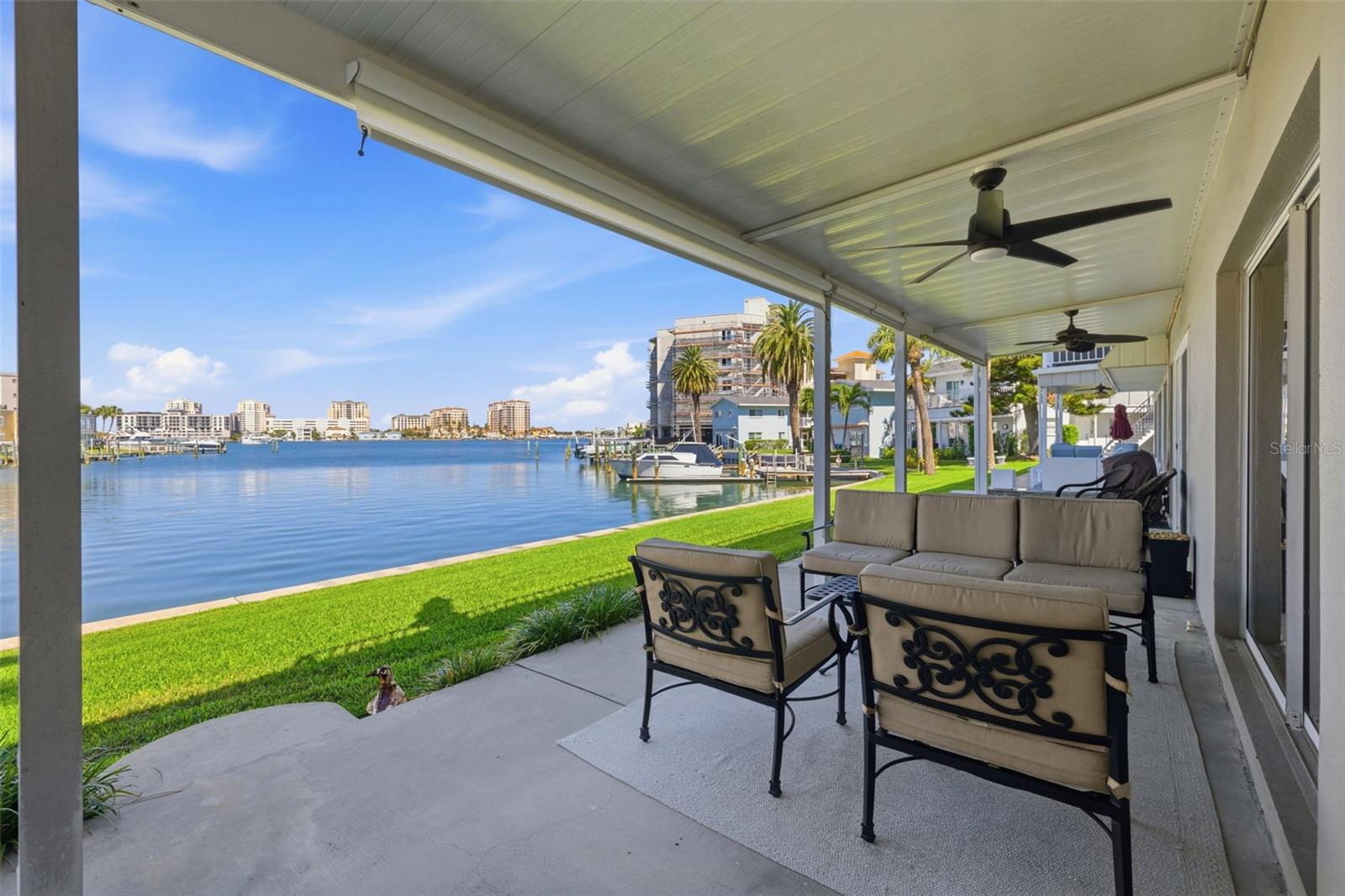 Rear patio
