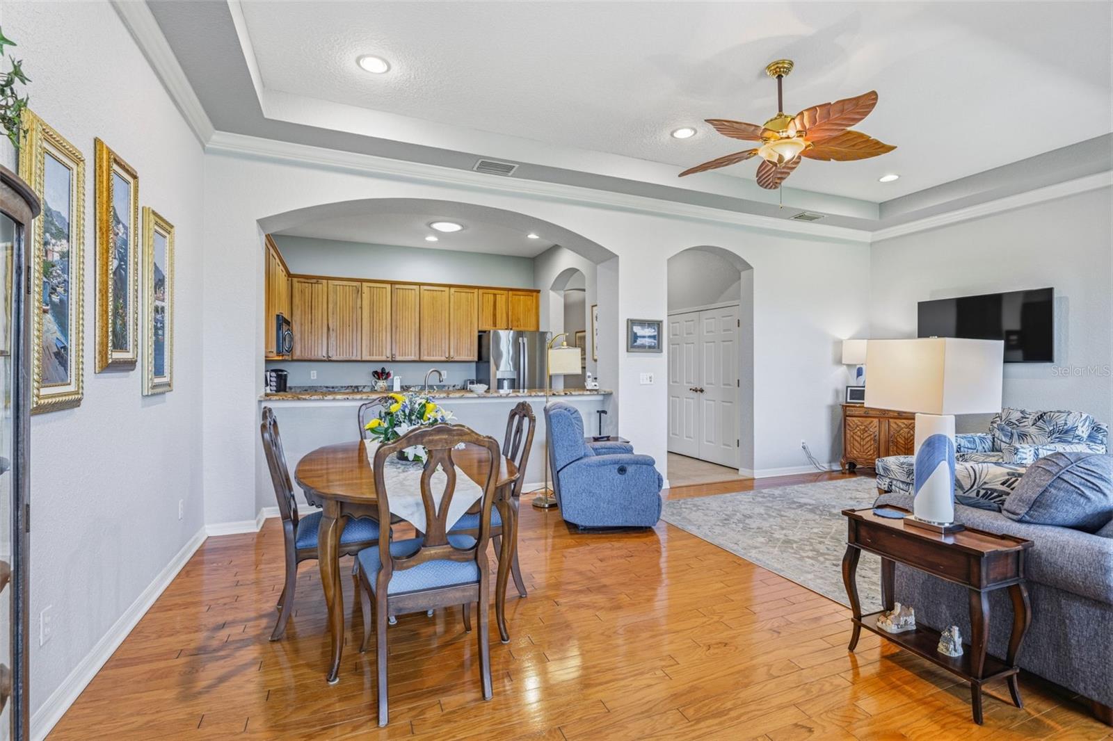 Plenty of room for large dining table