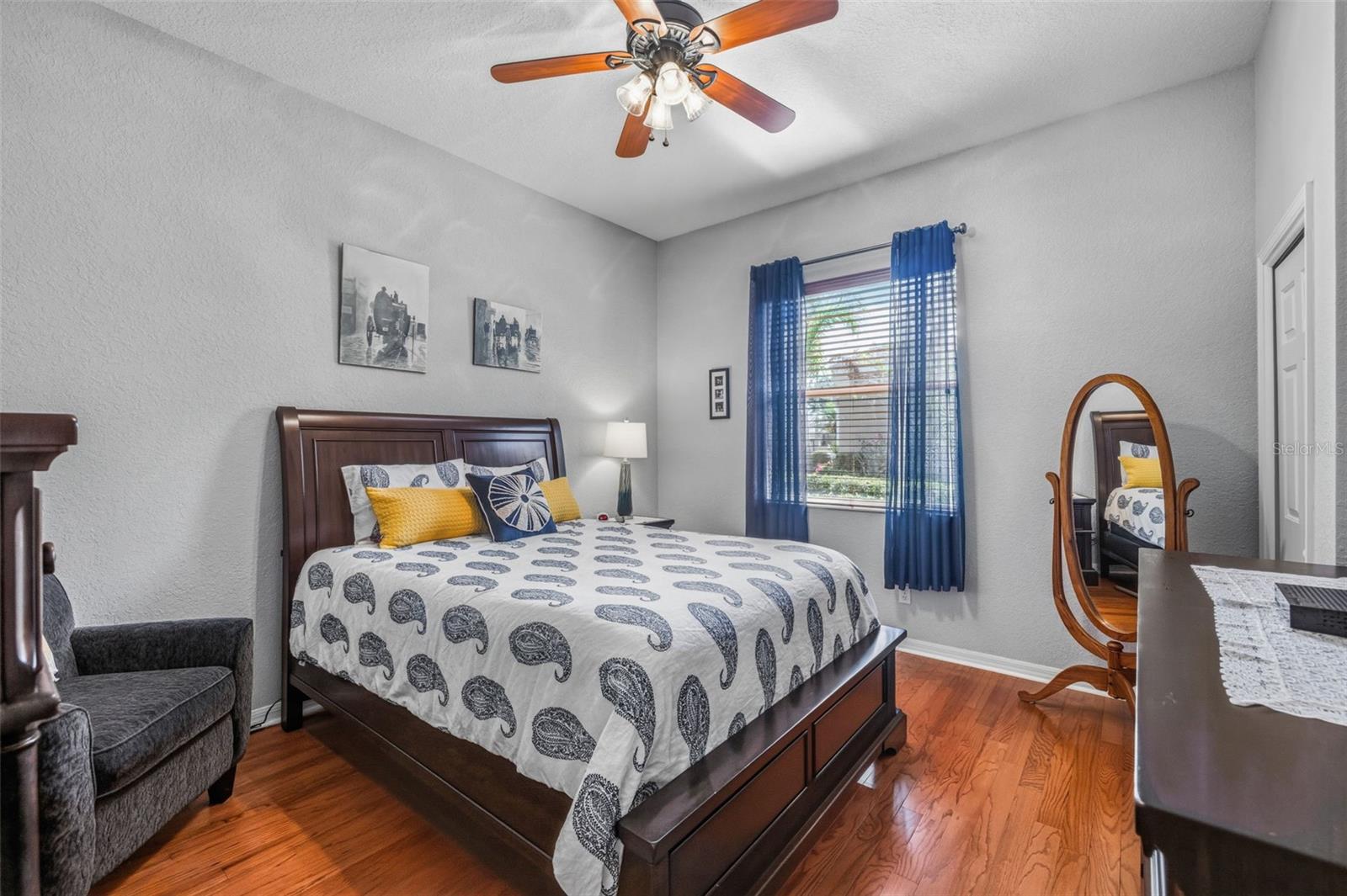 Bedroom 2 with 2 closets