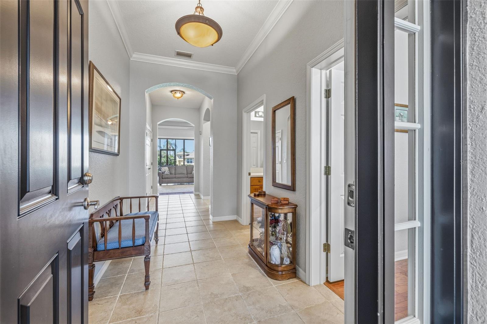Entry foyer. Bedroom 3 is to the right