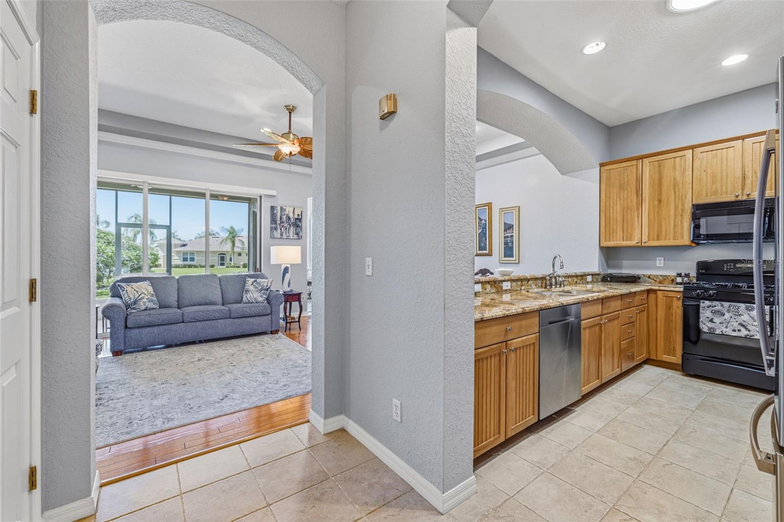 Open kitchen to Great room