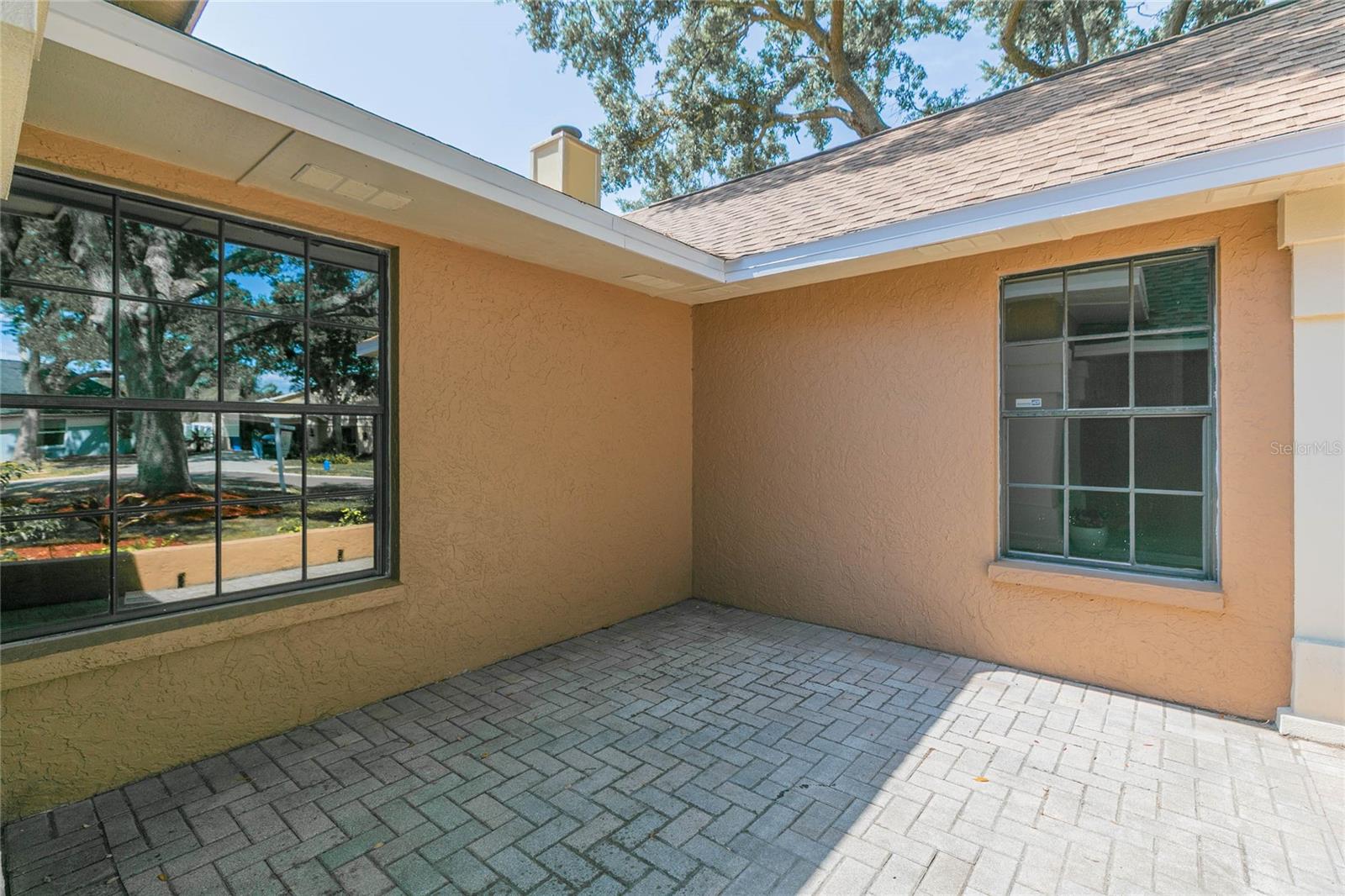 Front courtyard for relaxing and meeting the neighbors