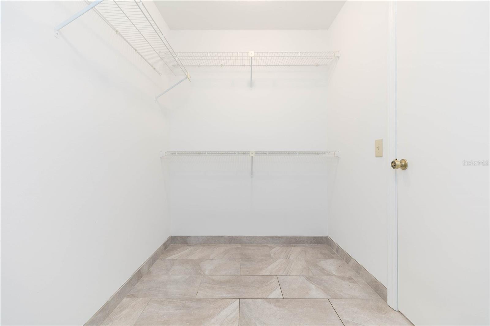 Huge primary closet