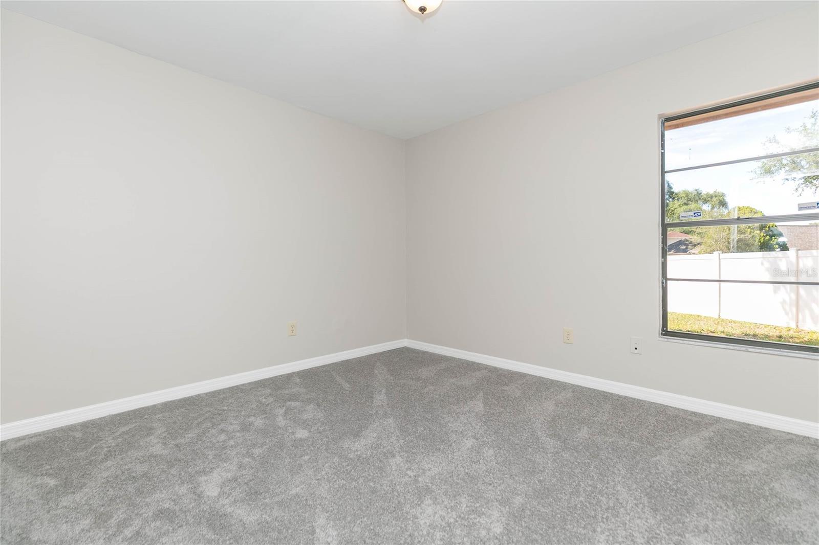 Guest bedroom #3 with brand new carpet