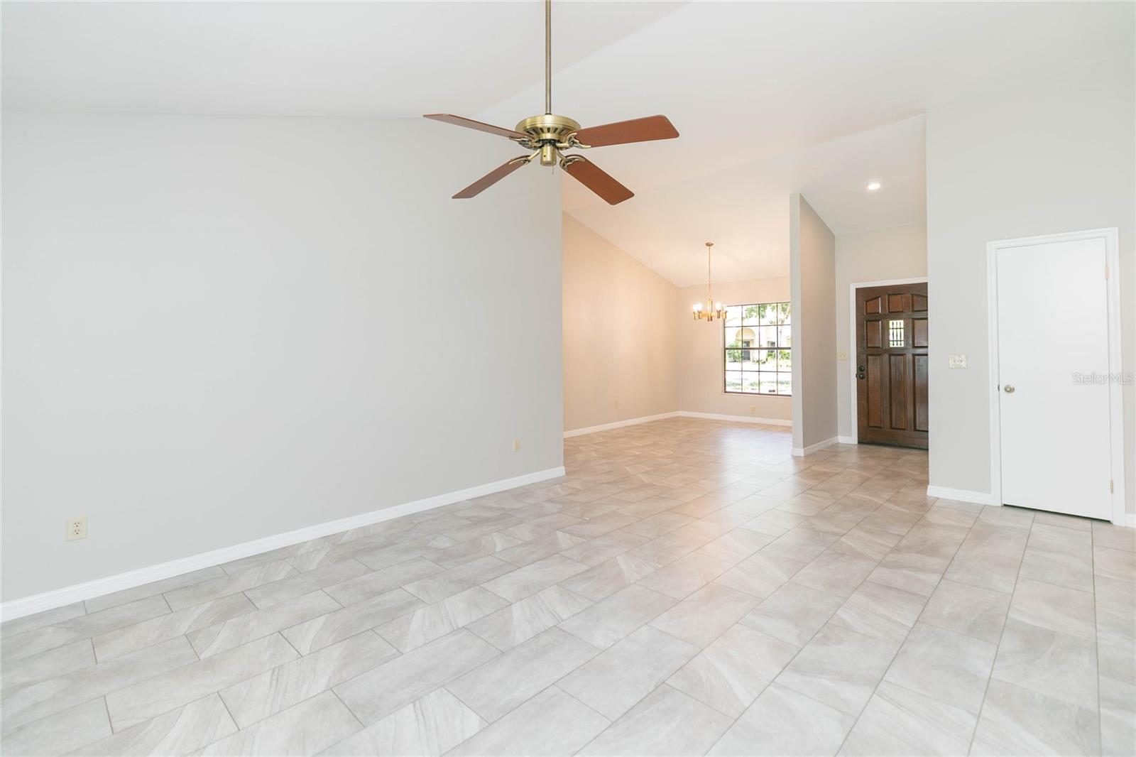 Formal living and dining areas