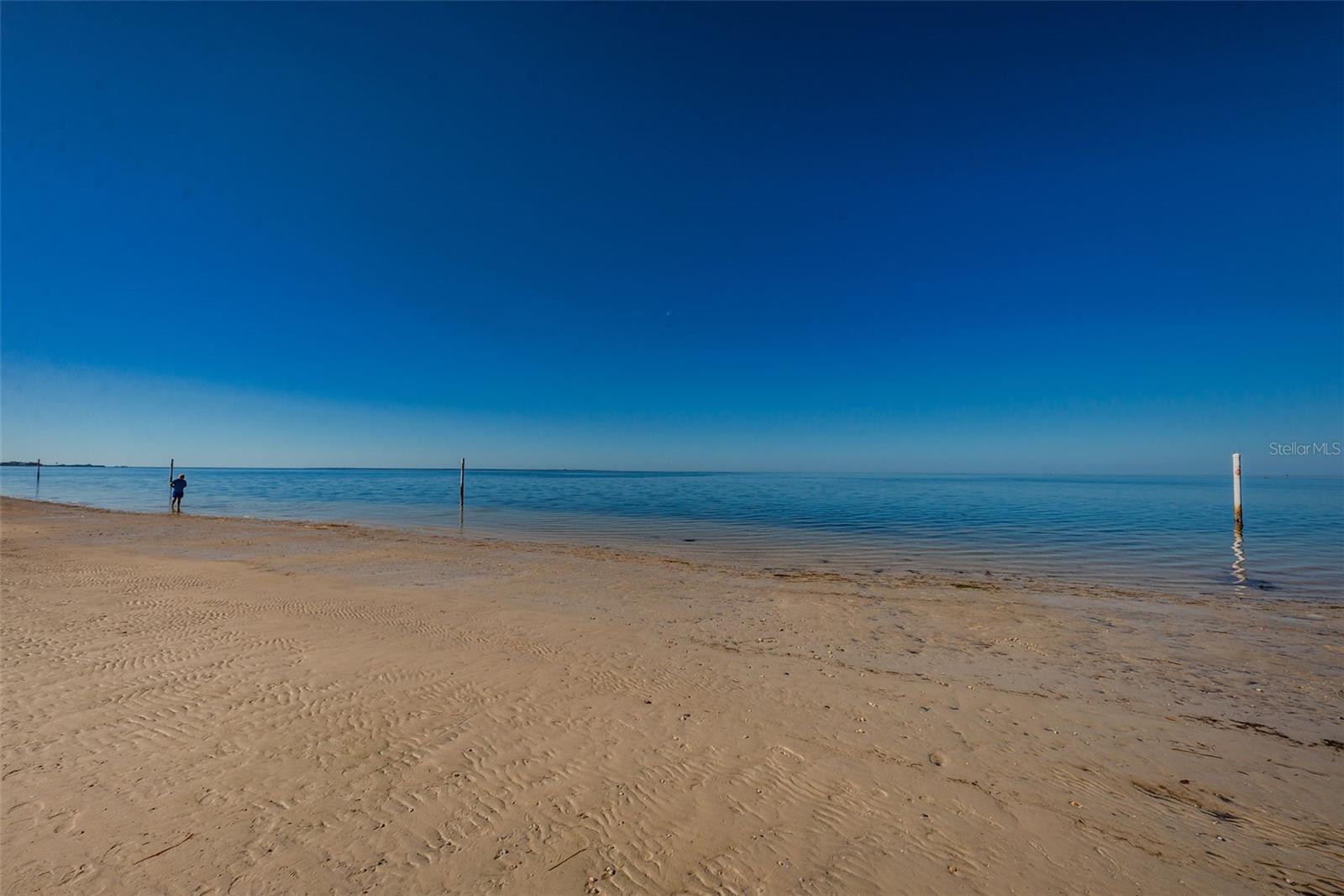 private beach