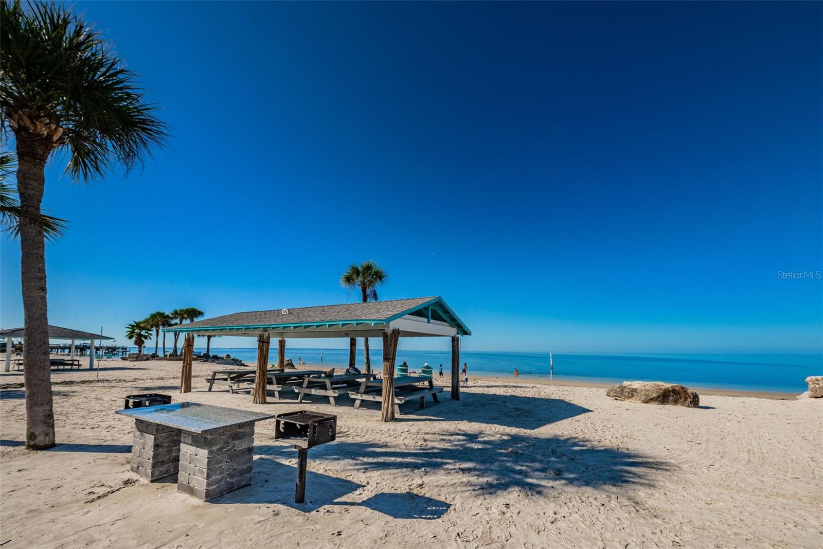 private beach