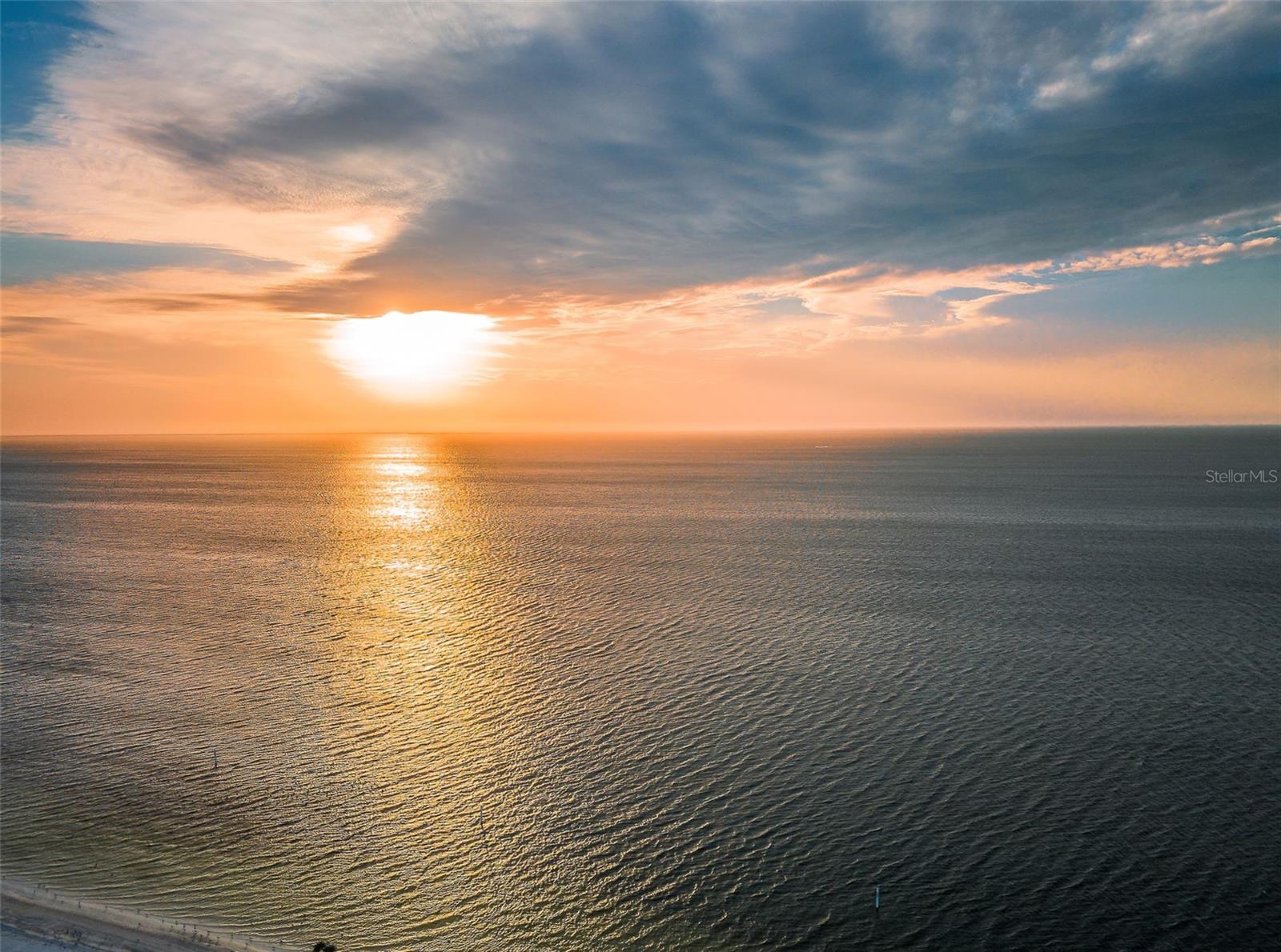Sunsets on private beach