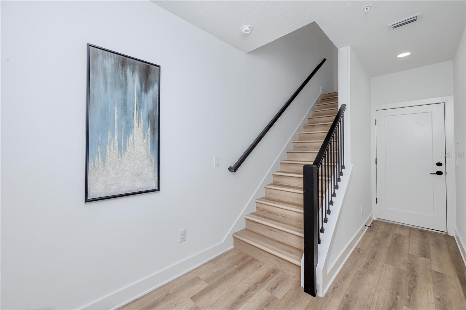 Stairway up to Second Level