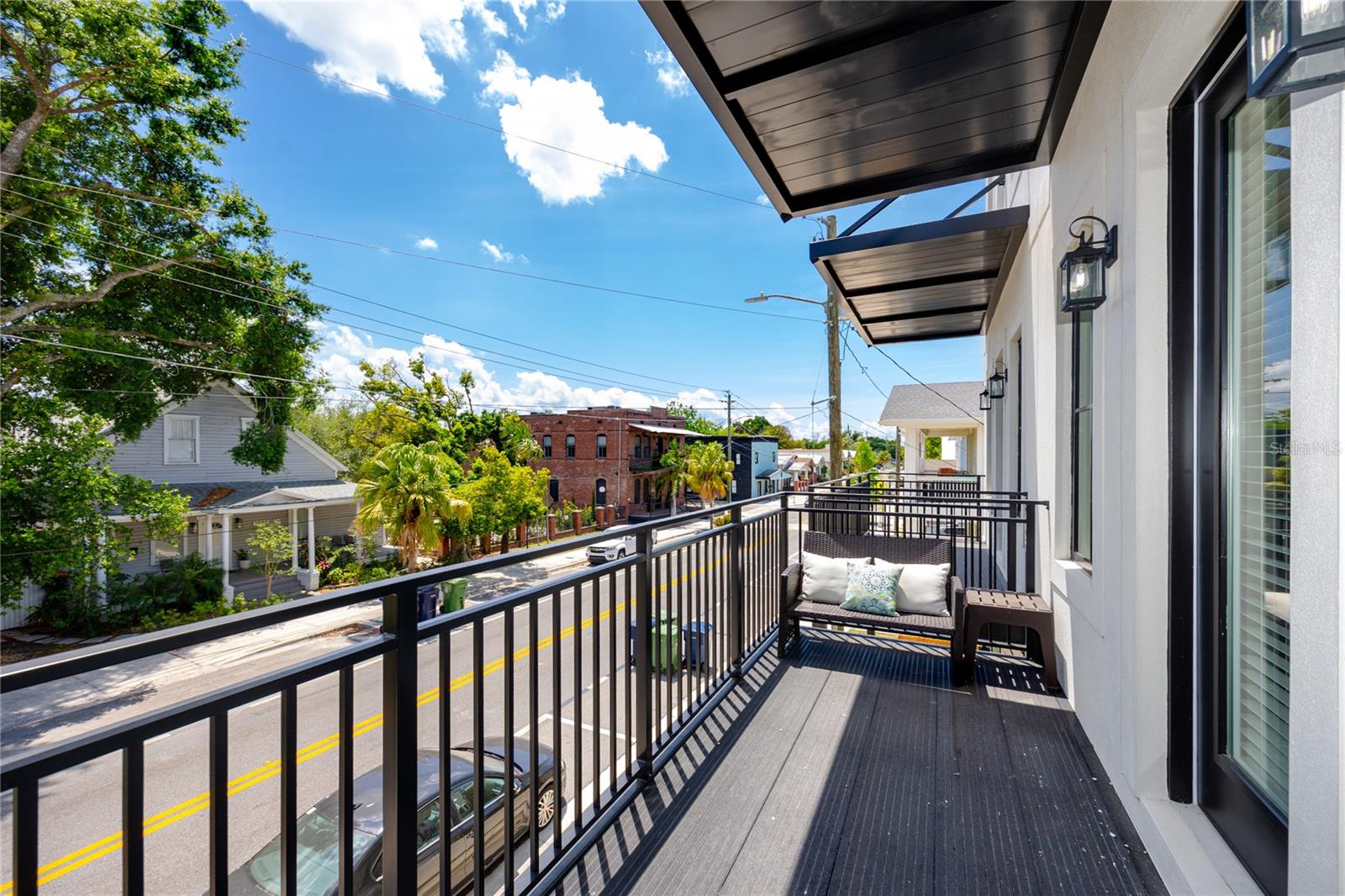 Covered Balcony off the Living Room