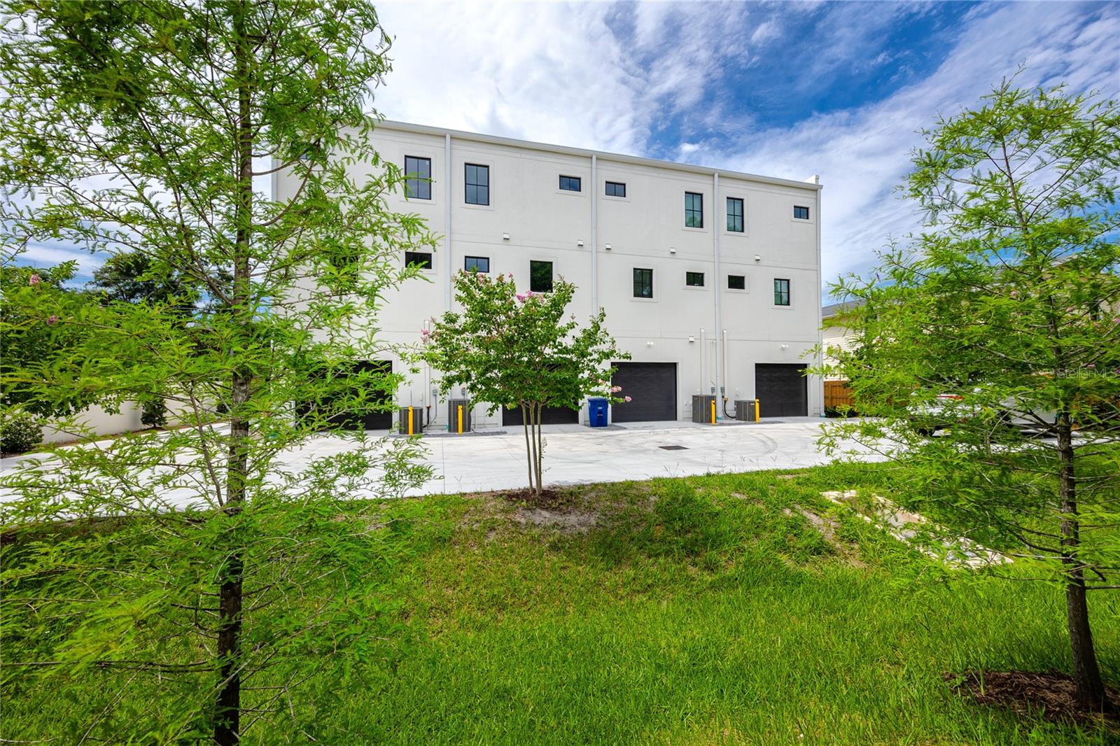 Back of Townhome Community