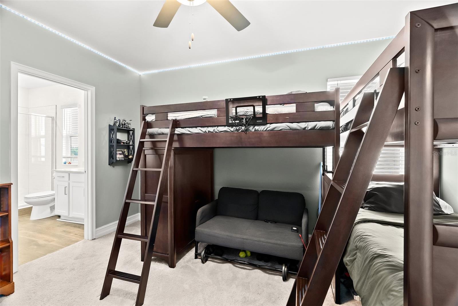 3rd Bedroom - Upstairs with Ensuite Bathroom