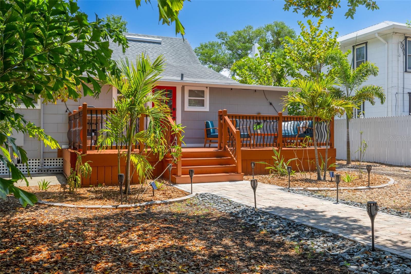 Fenced in yard