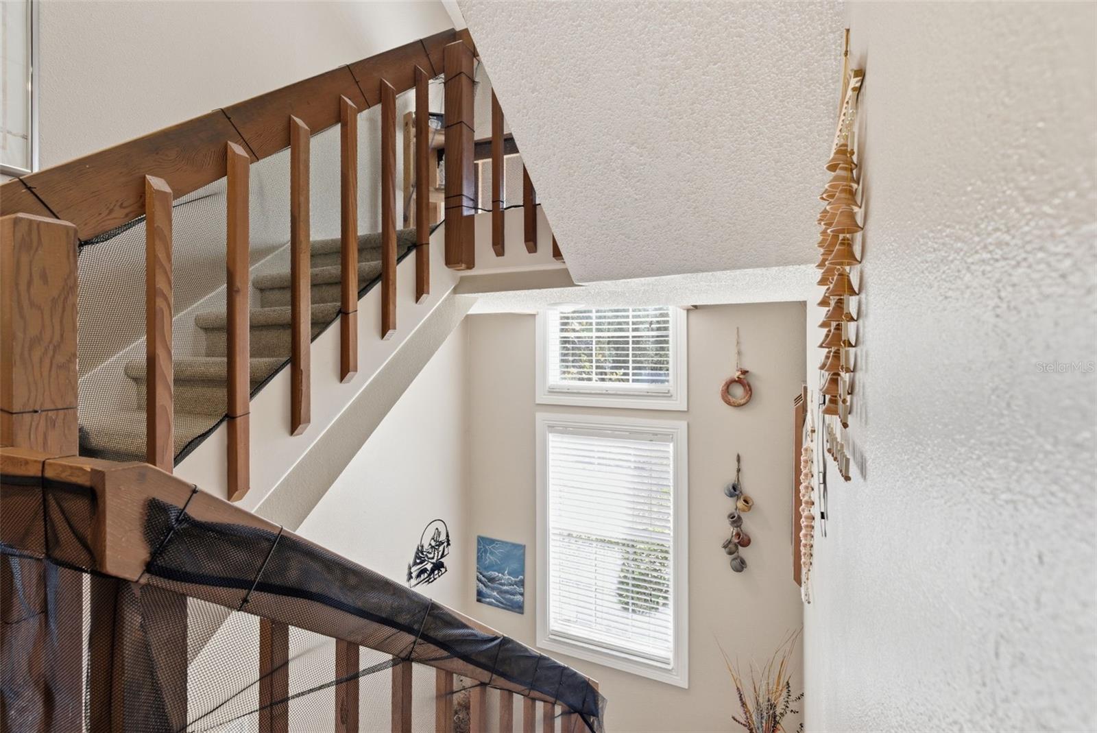 Staircase to 2nd floor then 3rd floor