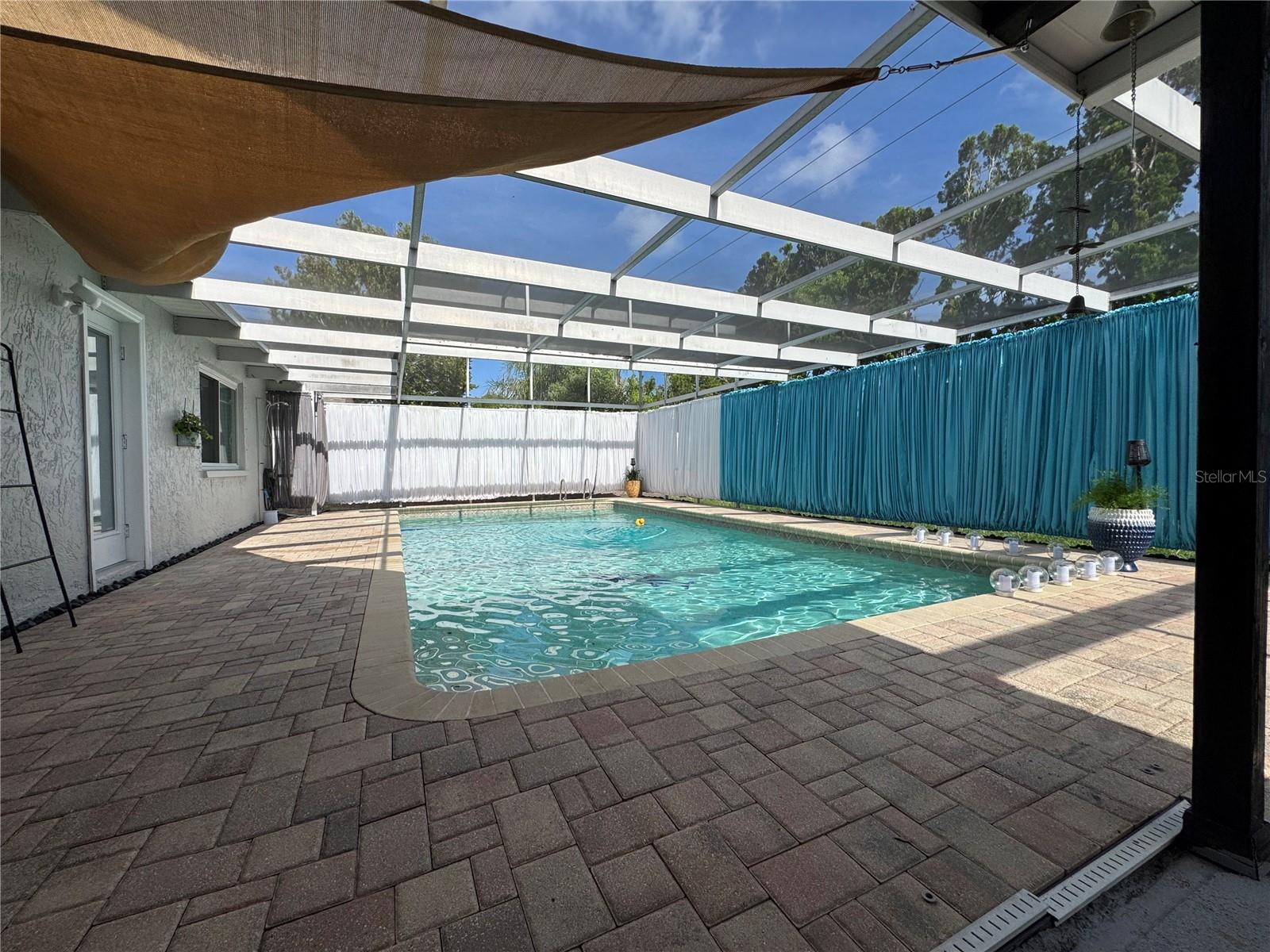 pool/patio area