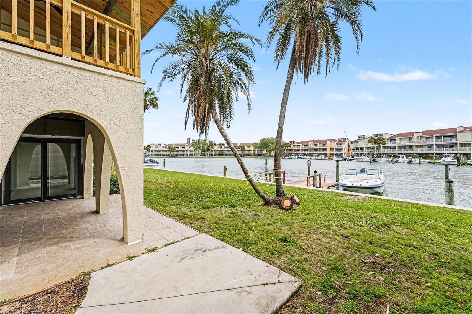 View from Right sidewalk of property