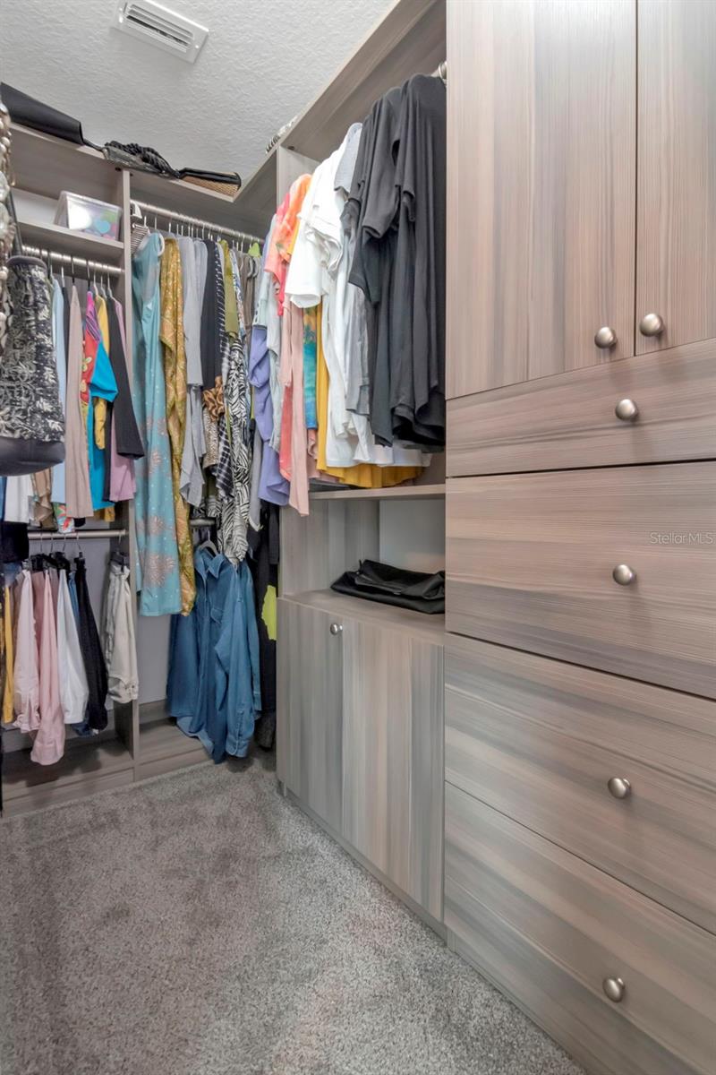 Gorgeous Primary Closet