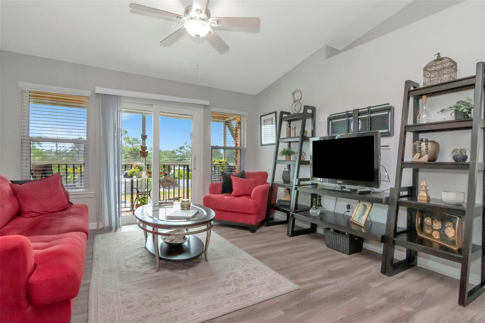 Living space to balcony