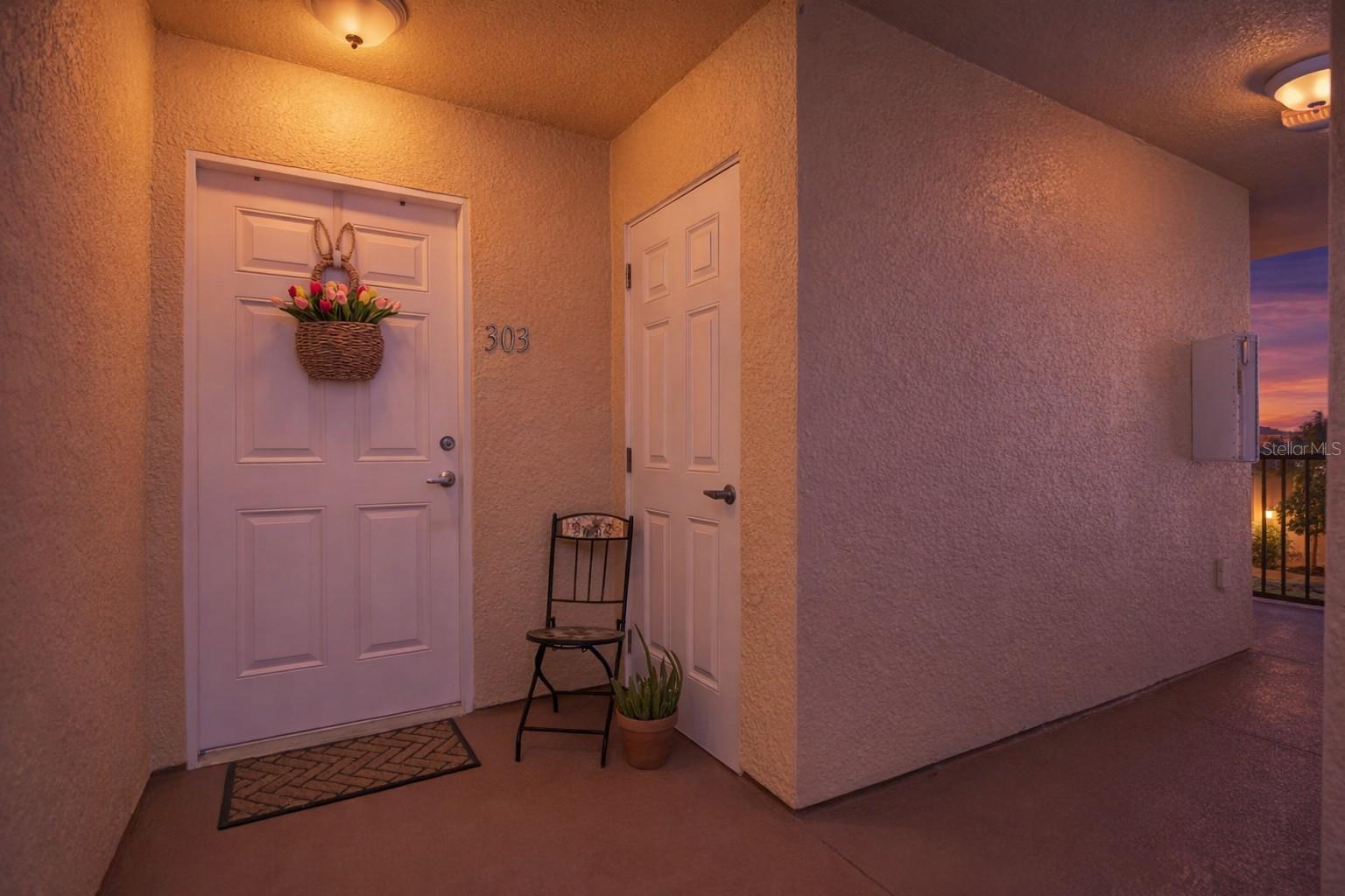 Charming entry