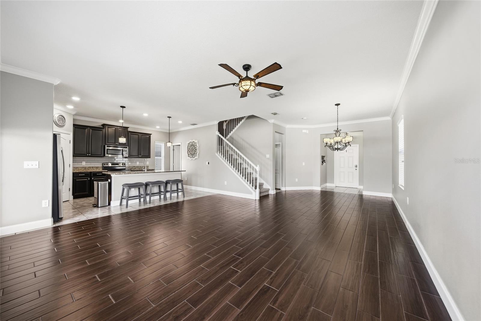 Living/Dining and kitchen combo