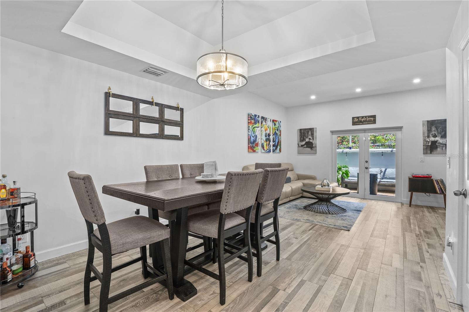 Dining Room with view of Living Room