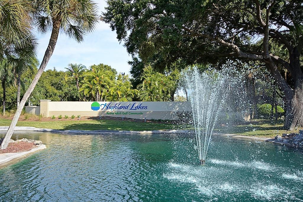 ENTRY TO HIGHLAND LAKES