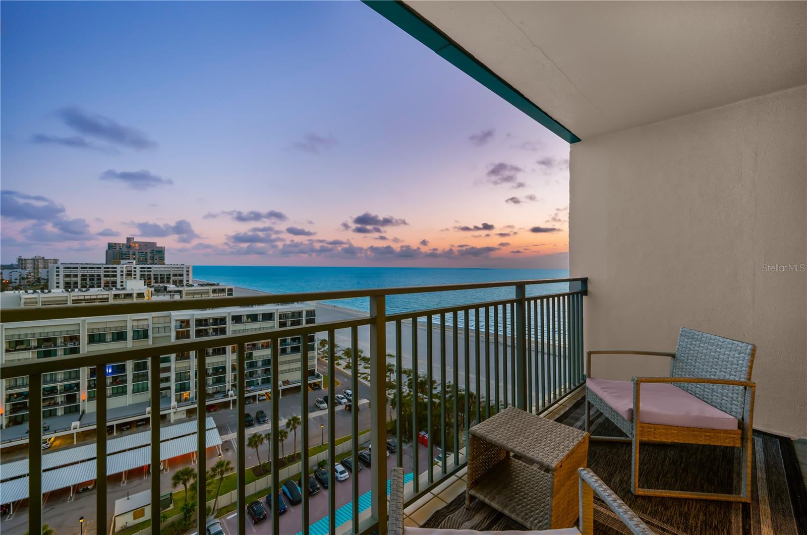 First Floor Balcony View @Sunset