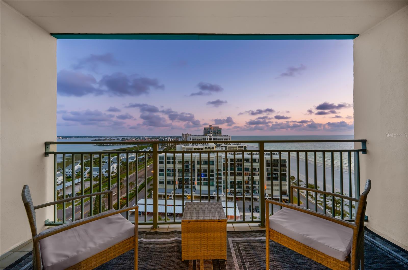 First Floor Balcony View @Sunset