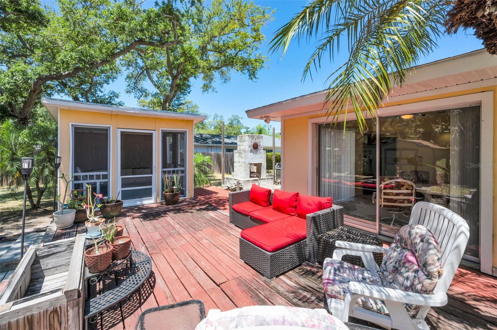 Deck with Sun room