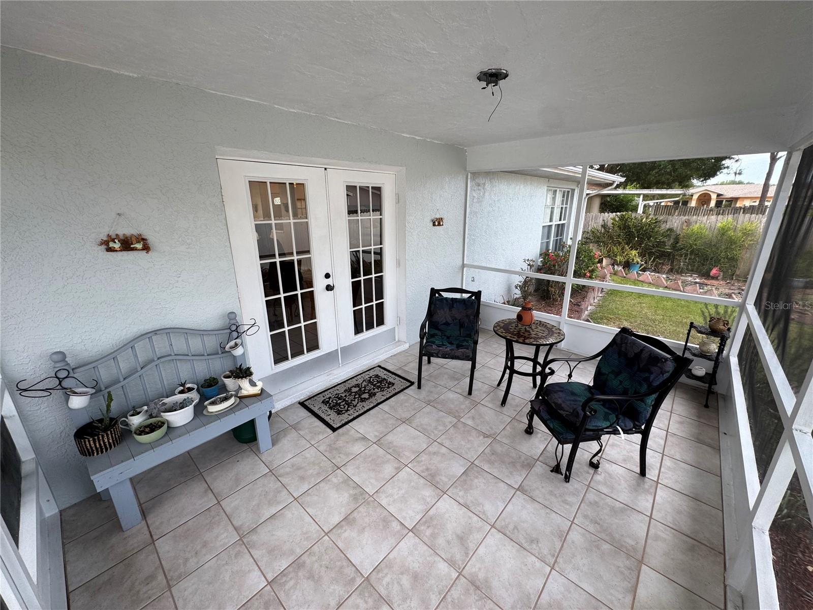 Screened In Lanai