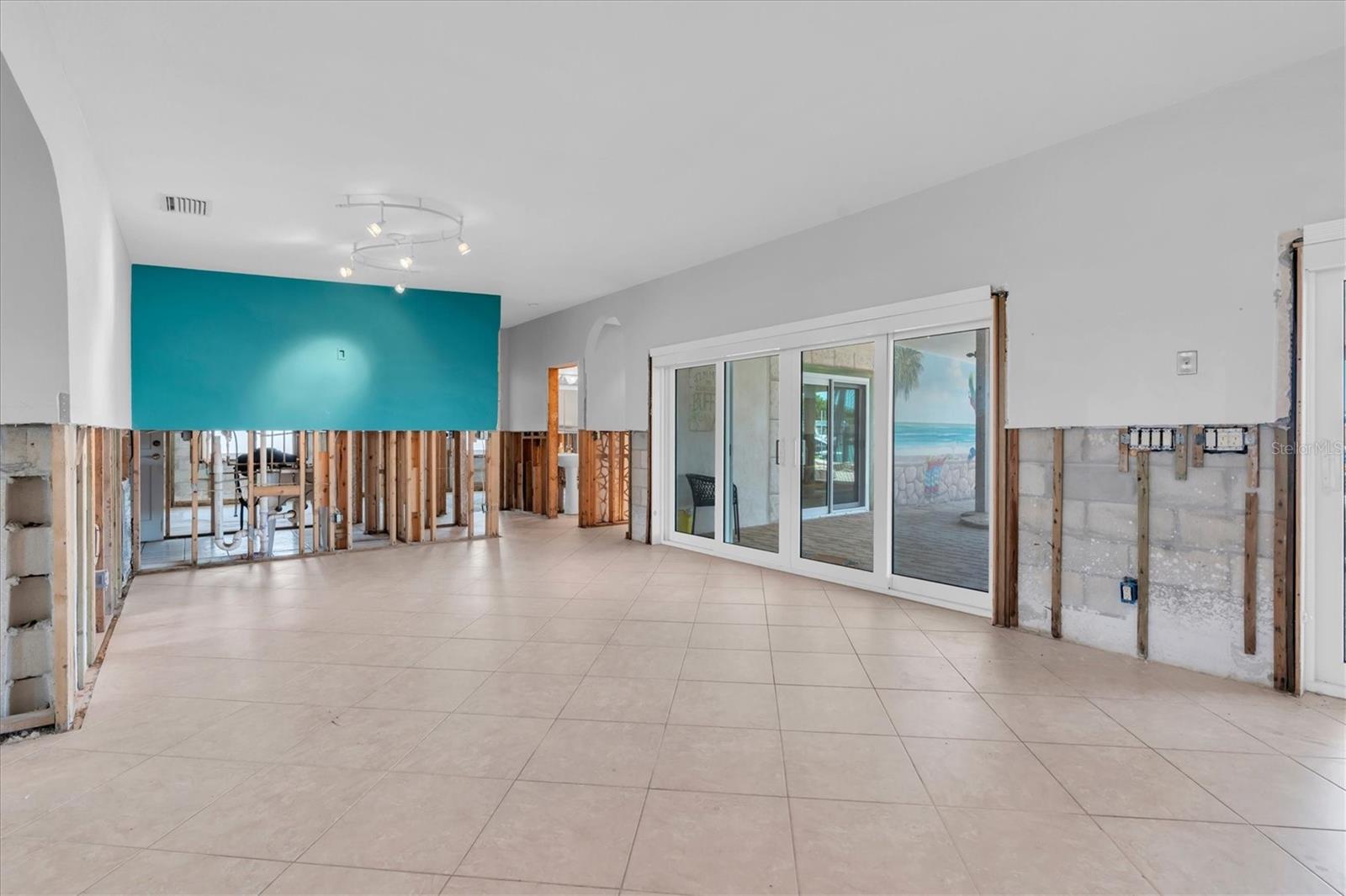 From Kitchen looking to family room dining