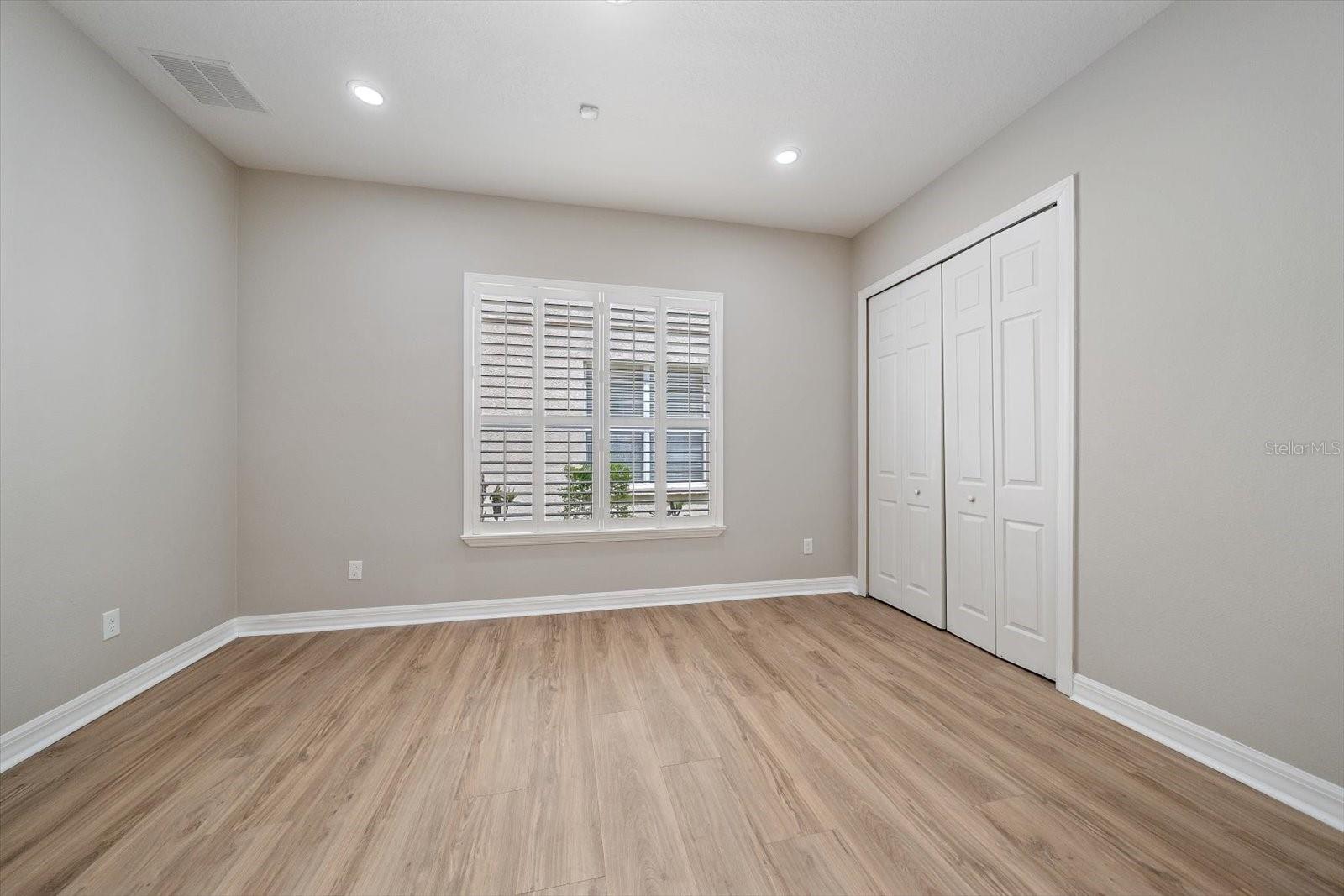 Bedroom with French door