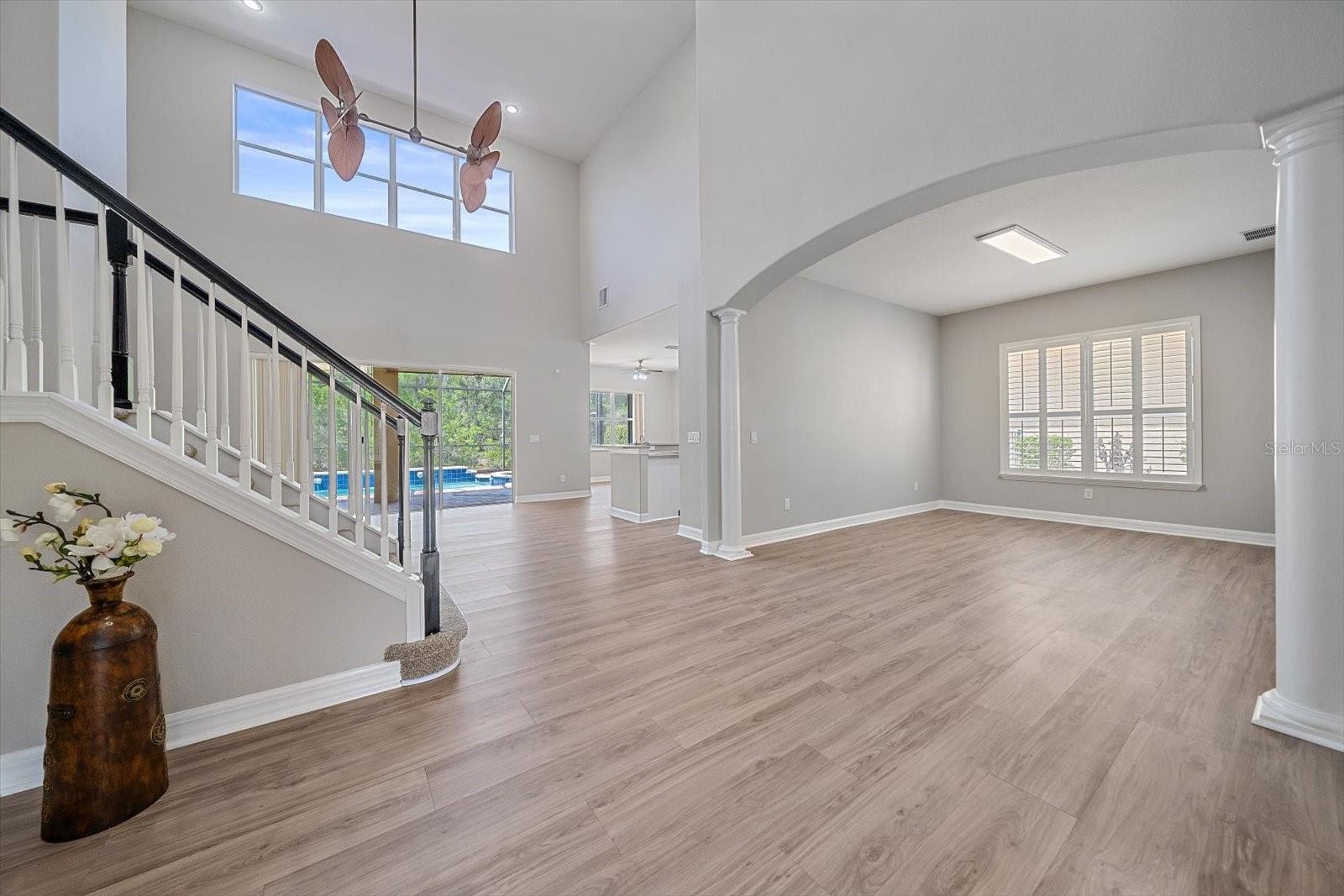 open floor plan