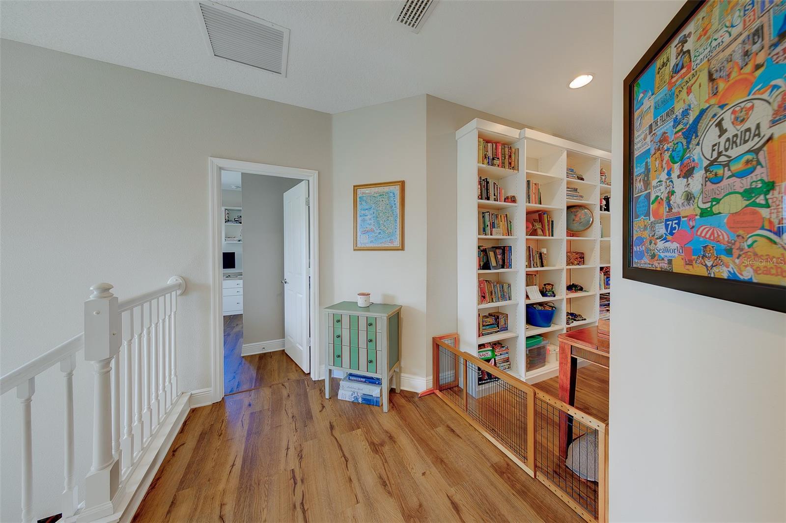 Upstairs landing from staircase SPLIT BEDROOM PLAN