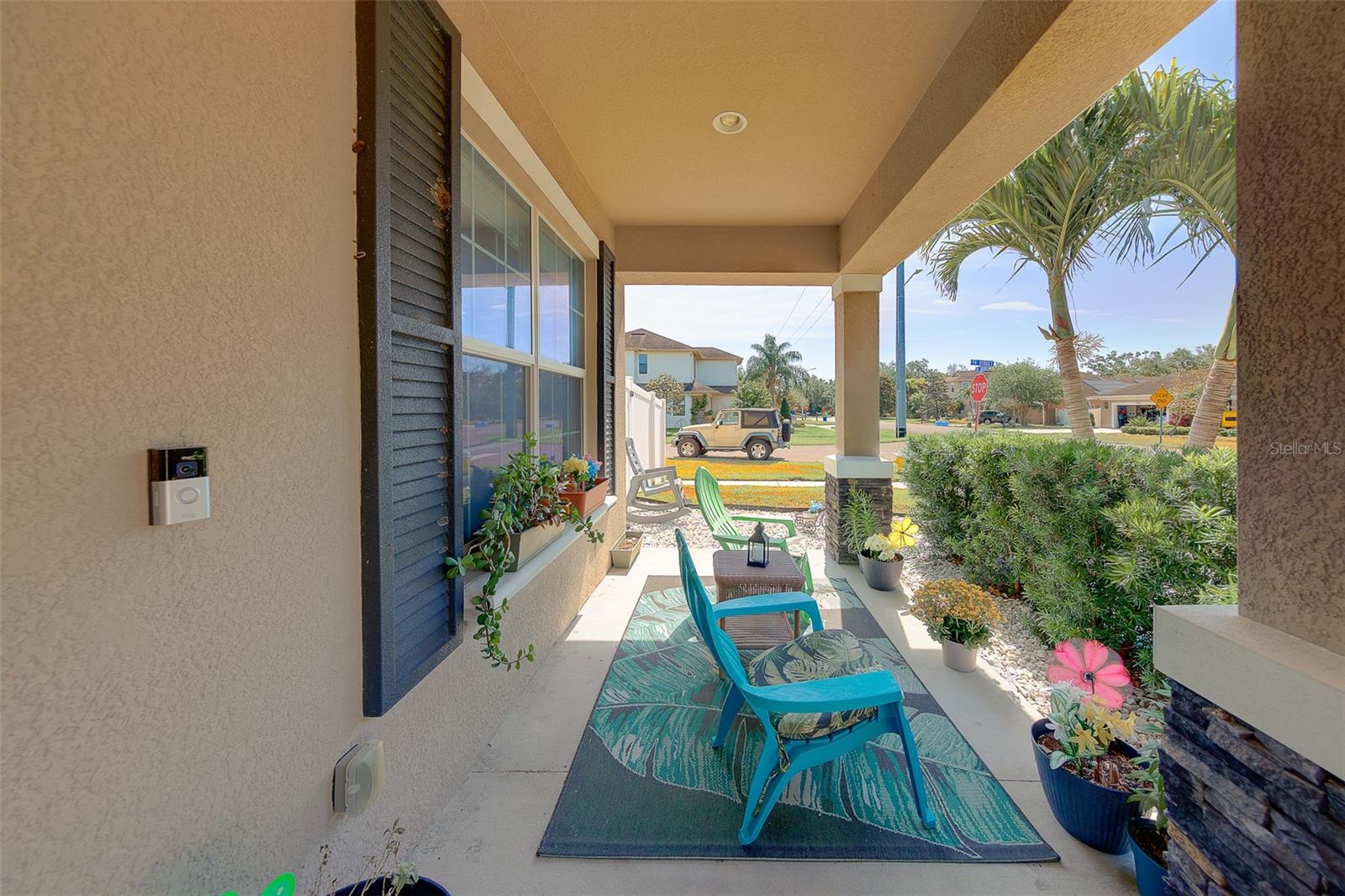 Front covered patio