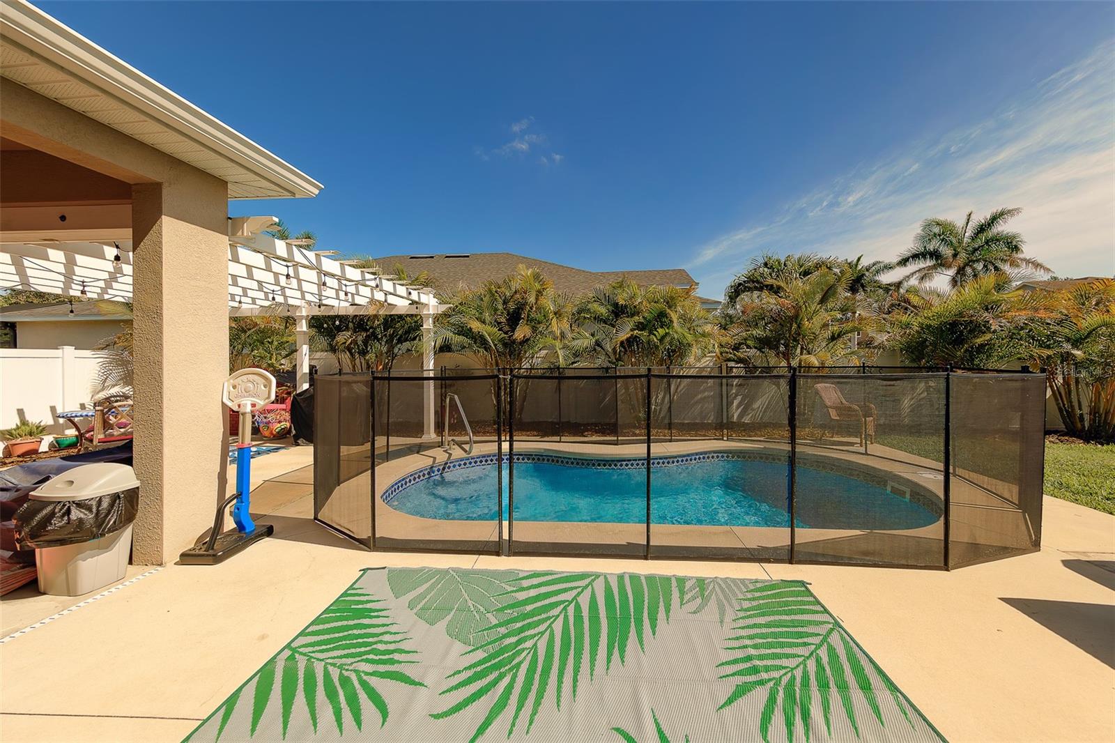 Beautiful sparkling pool