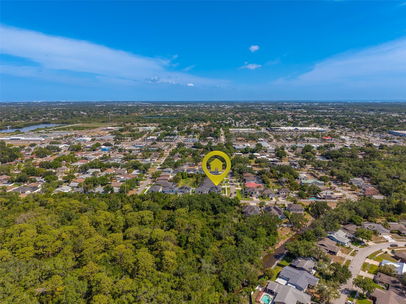 Situated in a quiet neighborhood